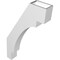 Ekena Millwork 3 1/2-in. W x 16-in. D x 28-in. H Merced Architectural Grade PVC Knee Brace BRCP035X16X28MRC - alternate 3